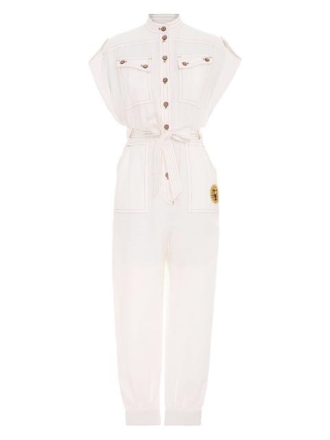 Zimmermann TIGGY SHORT SLEEVE JUMPSUIT