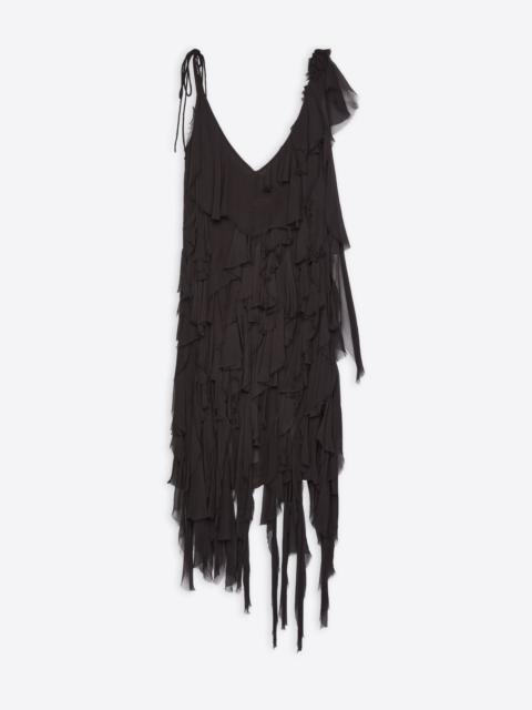 Dries Van Noten RUFFLED SLIP DRESS