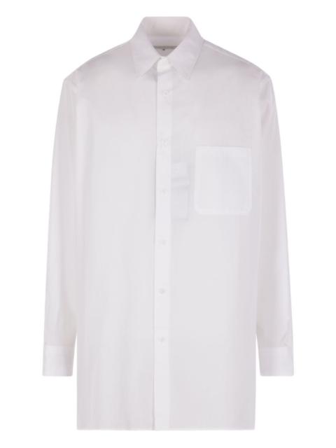 Yohji Yamamoto chest-pocket cotton shirt