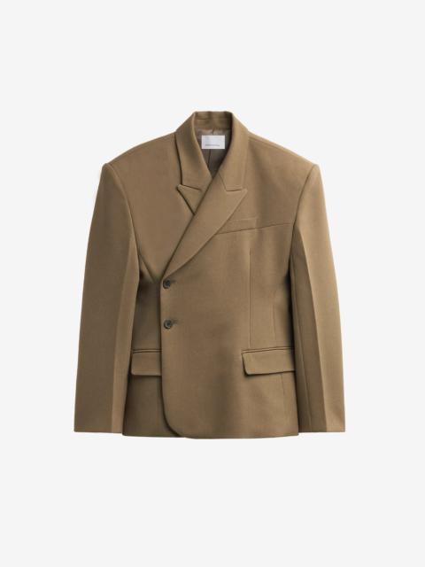 The Frankie Shop Blerick Crossover Blazer - Camel