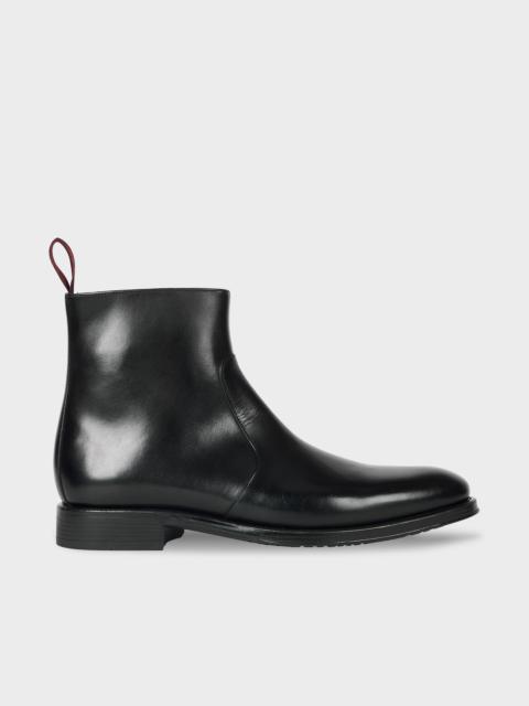 Paul Smith Black Leather 'Lenny' Boots