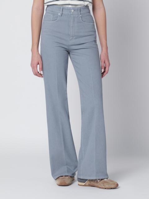 A.P.C. Blue-grey cotton trousers