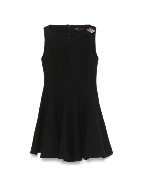 maje flared mini dress