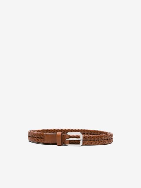 TOM FORD braided-leather belt