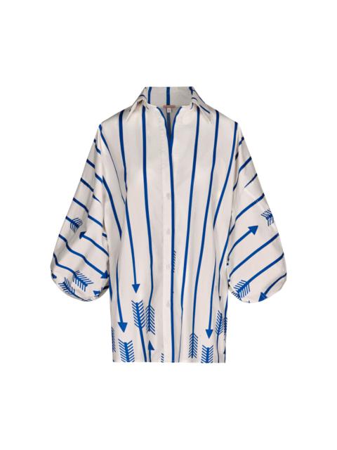 Johanna Ortiz Flechada Striped Cotton Shirt stripe