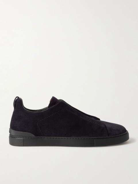 Suede Slip-On Sneakers