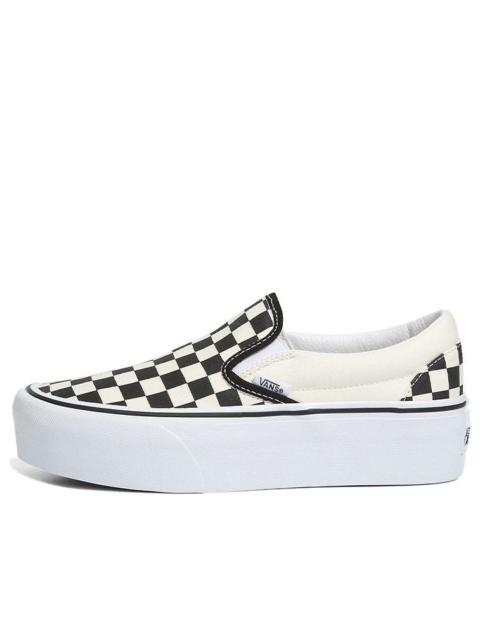 Vans Vans Classic Slip-On Stackform 'Checkerboard - Black White' VN0A7Q5RTYQ