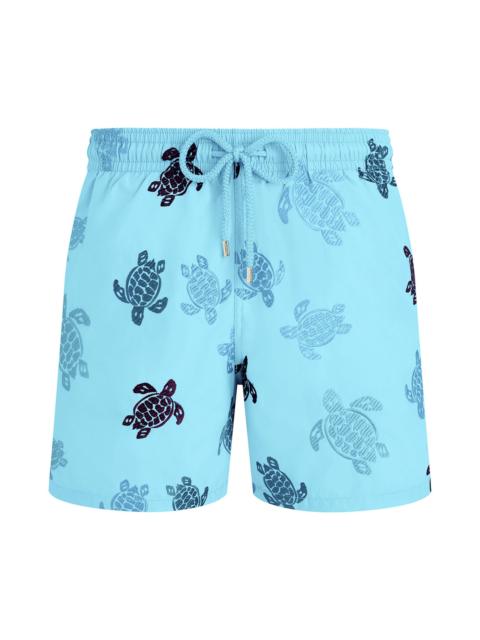 Vilebrequin Men's Turtle Rounds Swim Trunks - Santorin
