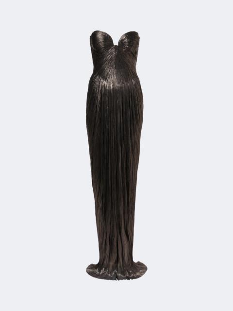 MARIA LUCIA HOHAN Nadira silk bustier gown