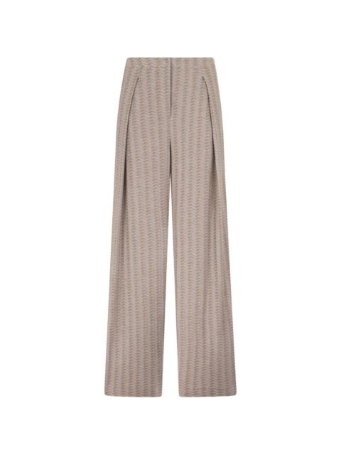 EMPORIO ARMANI pleated palazzo pants