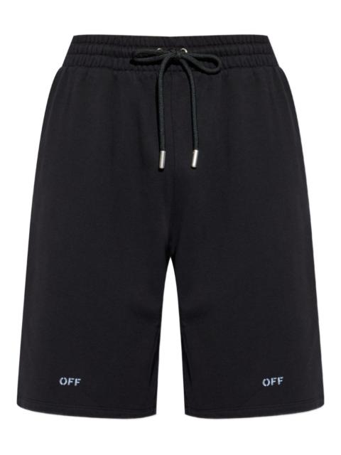 Off-White drawstring logo-print shorts