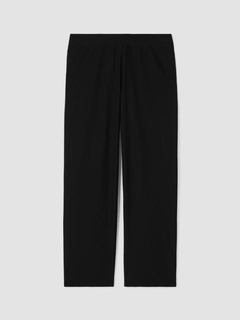 EILEEN FISHER Washable Stretch Crepe Straight Pant