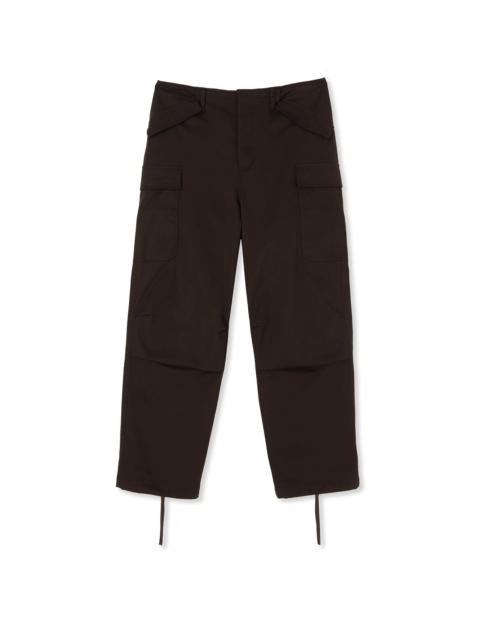 MSGM Gabardine cotton cargo pants