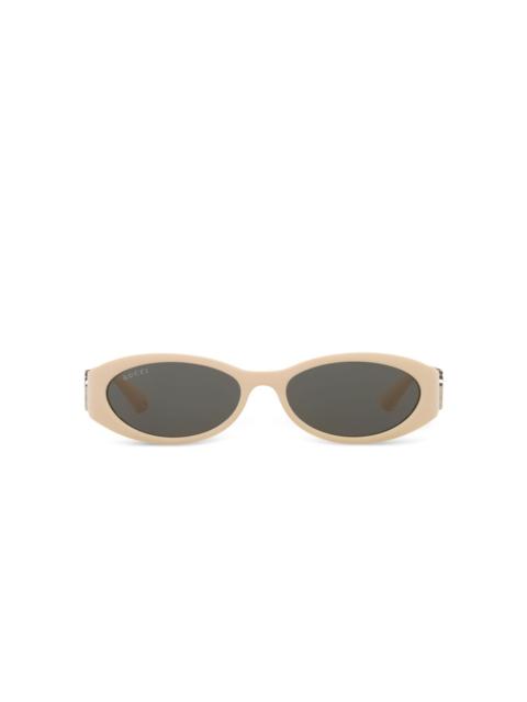 GUCCI oval-frame sunglasses