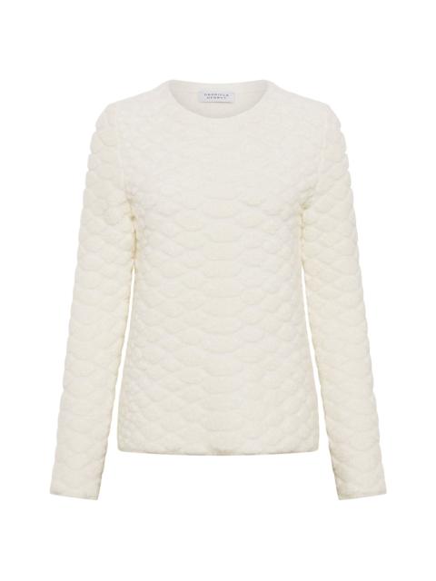 GABRIELA HEARST Tansey Knit Sweater in Ivory Cashmere