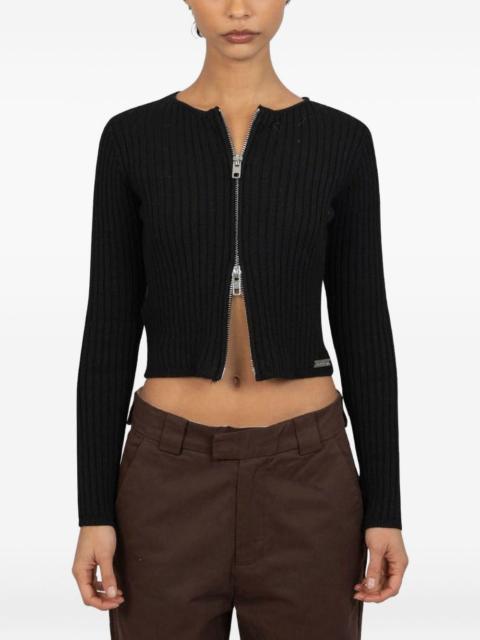 House of Sunny ribbed cardigan