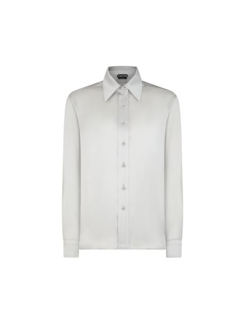 TOM FORD FLUID CHARMEUSE SILK SHIRT