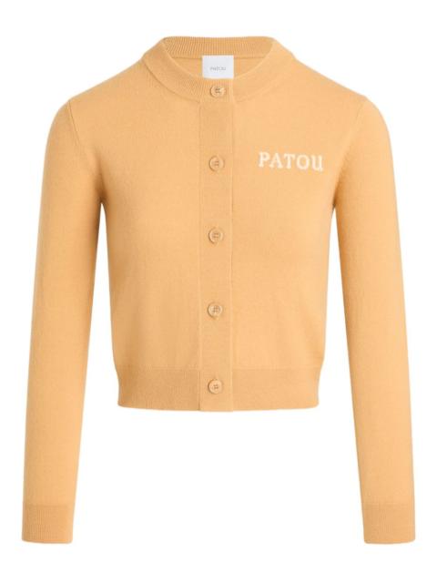PATOU intarsia cardigan