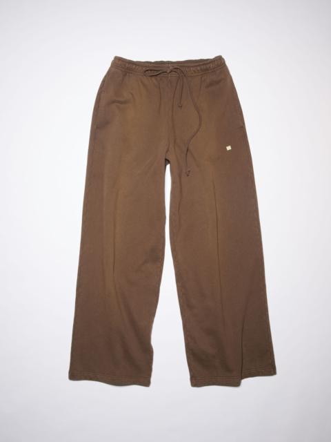 Acne Studios Fleece sweatpants - Coffee brown