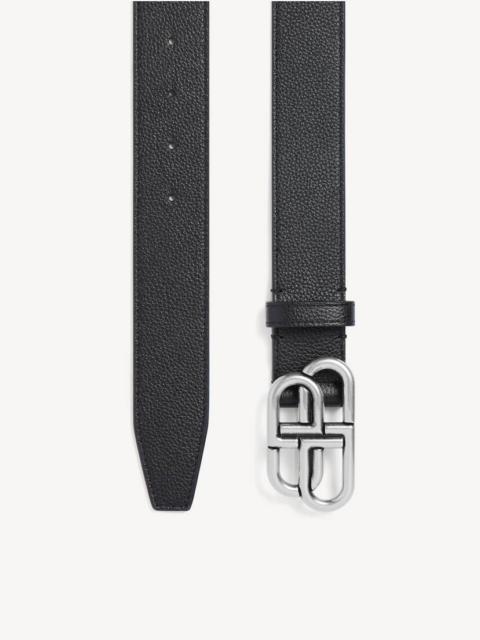 BALENCIAGA Men's Bb Large Belt in Black