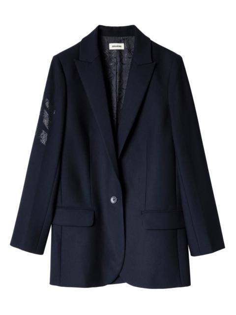 Zadig & Voltaire Women's Viva Arrow Blazer - Blue