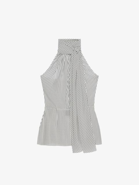 Givenchy POLKA DOTS TOP IN SILK WITH LAVALLIÈRE