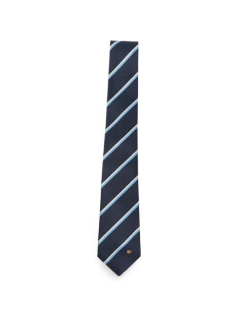 GUCCI Gucci Double G Striped Tie