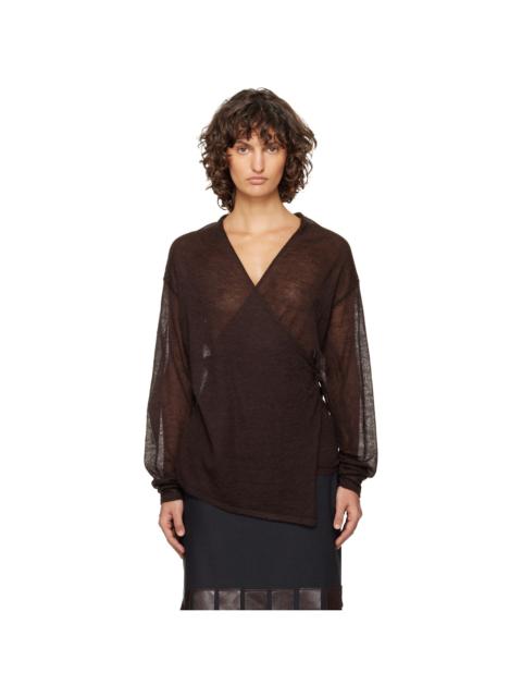 paloma wool Brown Sudi Cardigan