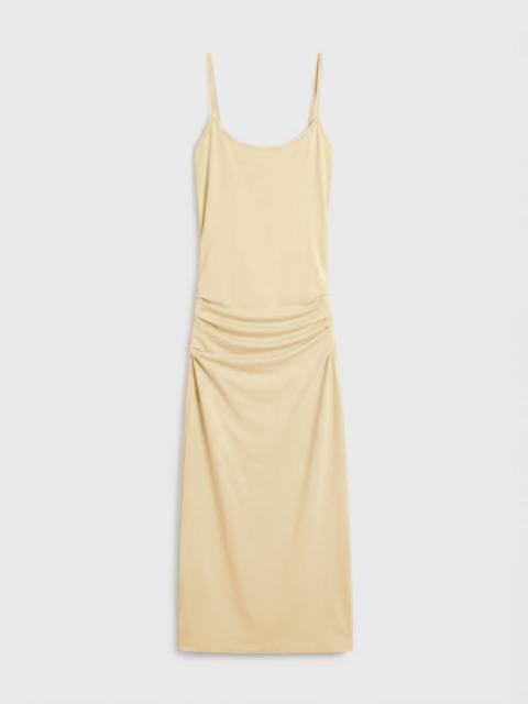 TOTEME Draped slip dress buttercup