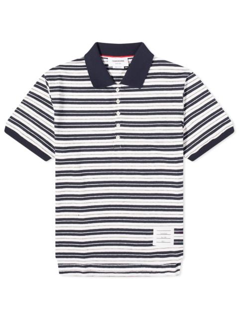 Thom Browne Striped Linen Polo