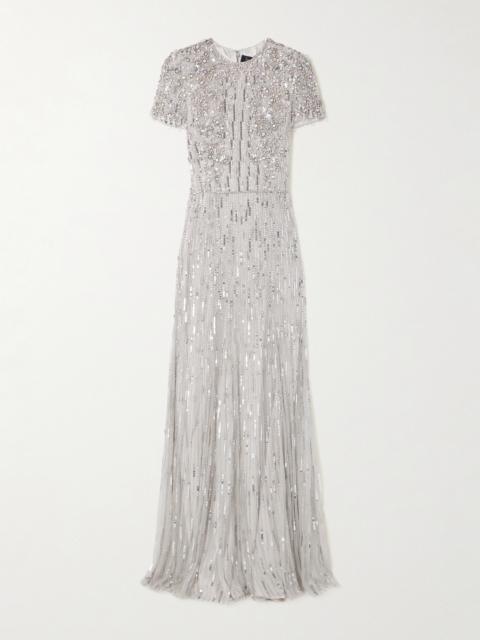 JENNY PACKHAM Eliza Embellished Tulle Gown