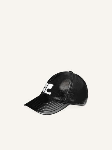 courrèges AC LOGO VINYL CAP
