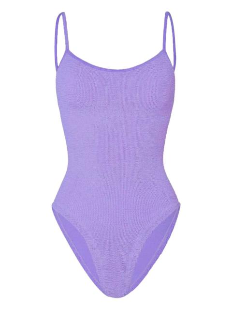Hunza G Pamela spaghetti-strap swimsuit