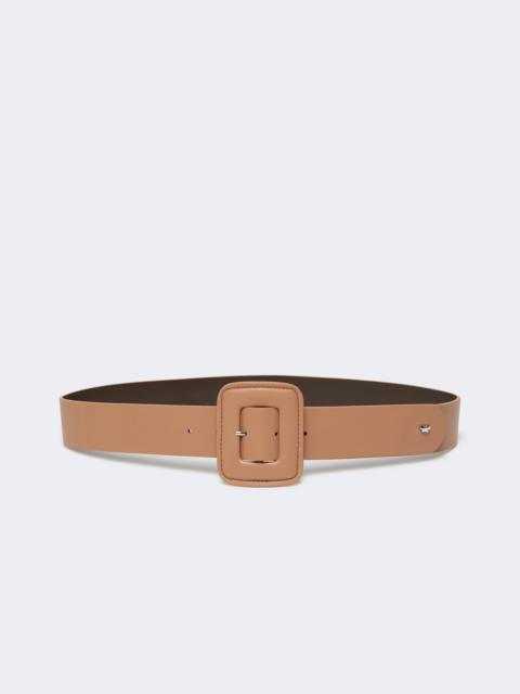 WEEKEND Max Mara BRIO Shiny Nappa leather belt - NUDO