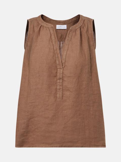 velvet Tacy linen tank top
