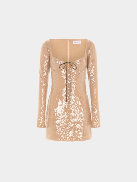 16ARLINGTON FRANCA MINI DRESS IN PAILLETTE