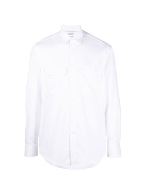 two-pocket cotton shirt