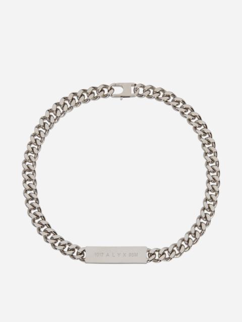 1017 ALYX 9SM ID Necklace Grey