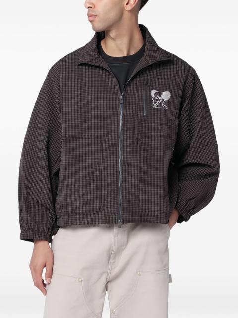 BRAIN DEAD checked lightweight jacket