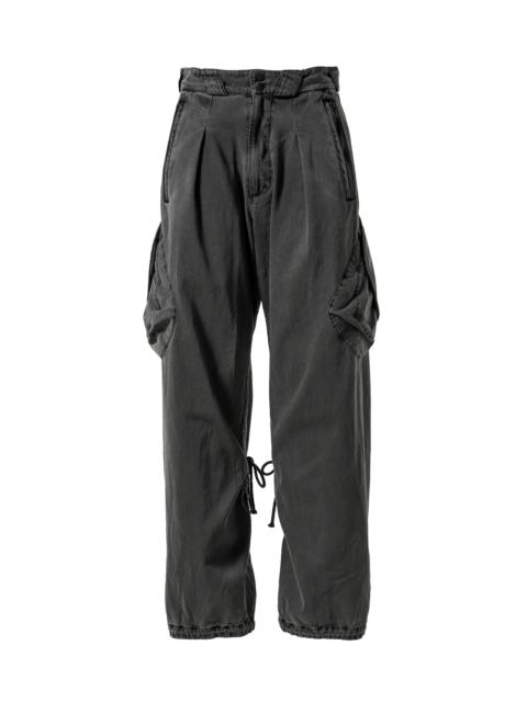 HYEIN SEO DYED CARGO PANTS / DARK GRY