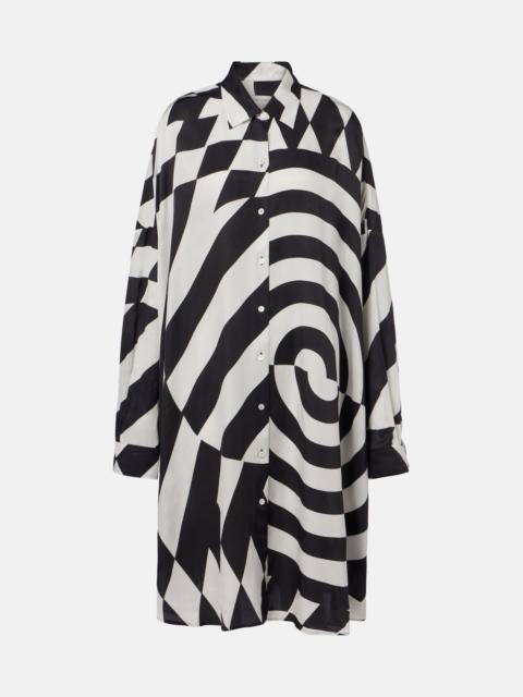 Dries Van Noten Printed shirt dress