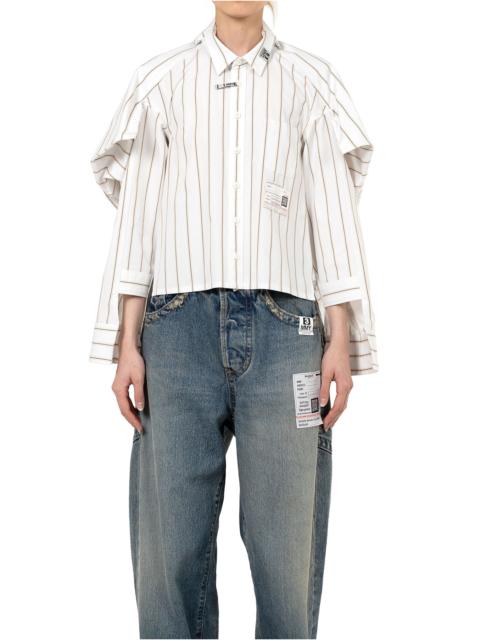 Maison MIHARAYASUHIRO Asymmetric Stripe Shirt