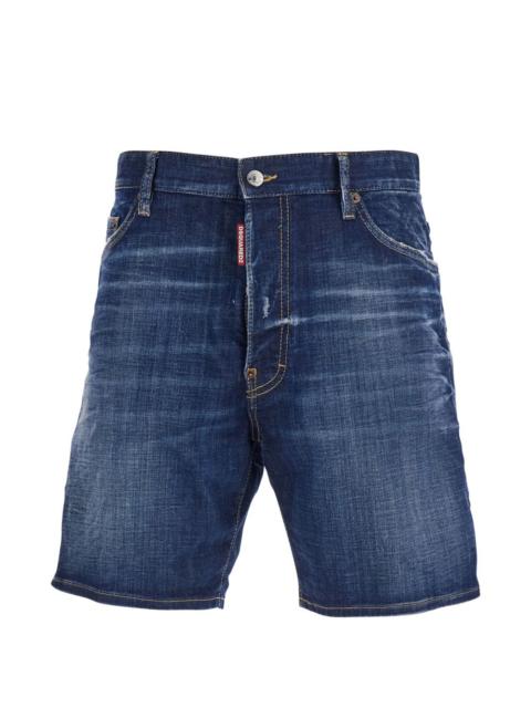 DSQUARED2 frayed denim shorts