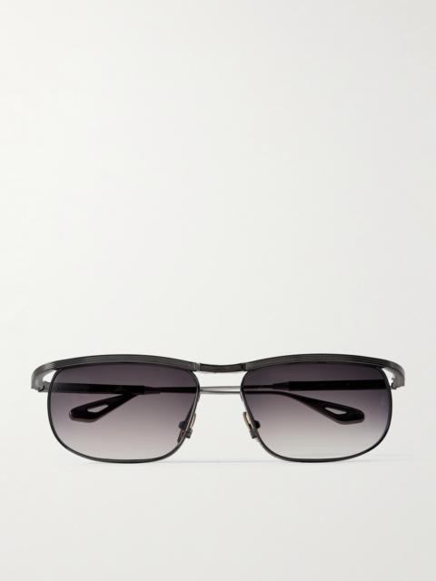 JACQUES MARIE MAGE Melville Rectangular-Frame Beta Titanium Sunglasses