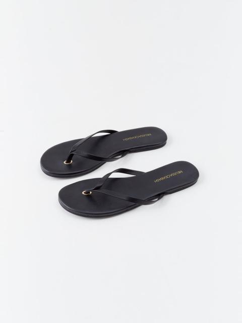MELISSA ODABASH SANDALS BLACK