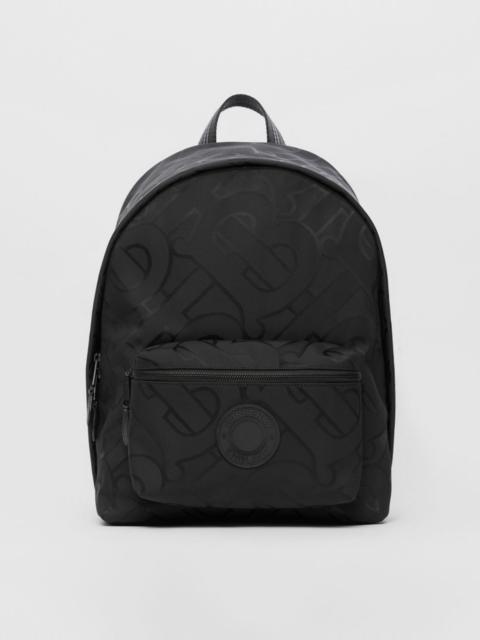 Burberry Monogram Recycled Polyester Jacquard Backpack