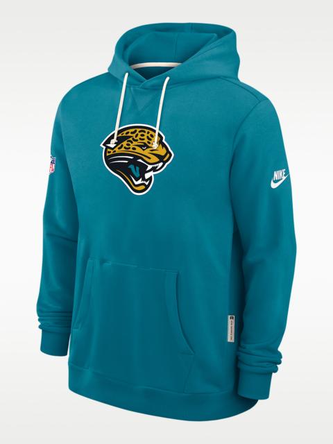Nike Jacksonville Jaguars Alt Offensive Set Play Sideline Men's Nike Dri-FIT NFL Pullover Hoodie