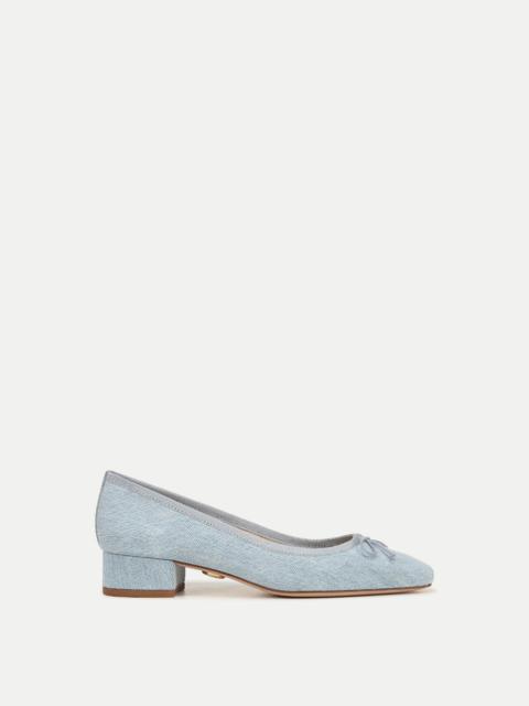 CECILE DENIM BALLET PUMP