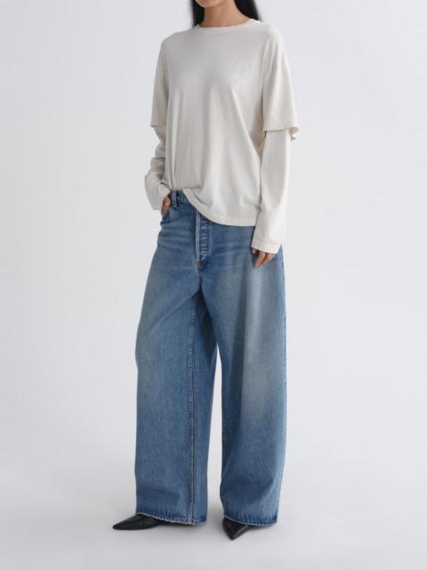 AGOLDE LOIS TEE IN BONE