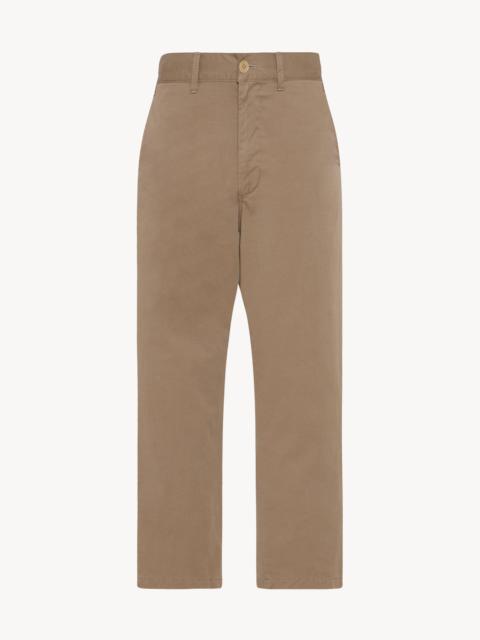 The Row Zack Pant in Cotton and Cashmere